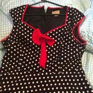 Pinup Polka Dot Lindy Bop Dress